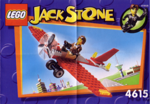 Manuale Lego set 4615 Jack Stone Aeroplano rosso