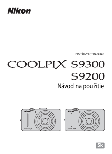 Návod Nikon Coolpix S9200 Digitálna kamera