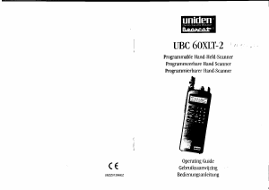 Handleiding Uniden UBC 60XLT-2 Radioscanner