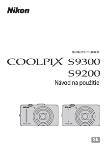 Návod Nikon Coolpix S9300 Digitálna kamera