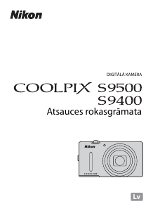 Rokasgrāmata Nikon Coolpix S9400 Digitālā kamera