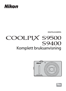 Bruksanvisning Nikon Coolpix S9400 Digitalkamera