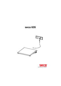 Handleiding Seca 653 Weegschaal