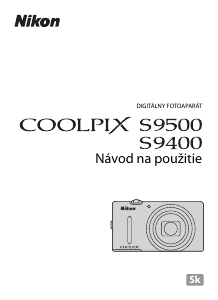 Návod Nikon Coolpix S9500 Digitálna kamera