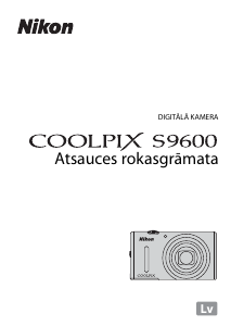 Rokasgrāmata Nikon Coolpix S9600 Digitālā kamera