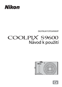 Manuál Nikon Coolpix S9600 Digitální fotoaparát