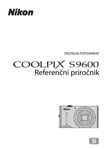Priročnik Nikon Coolpix S9600 Digitalni fotoaparat