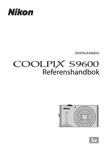Bruksanvisning Nikon Coolpix S9600 Digitalkamera