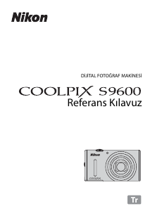 Kullanım kılavuzu Nikon Coolpix S9600 Dijital kamera