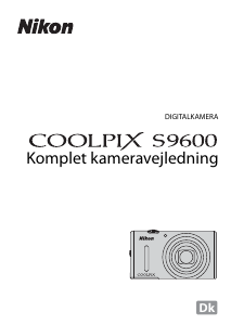 Brugsanvisning Nikon Coolpix S9600 Digitalkamera