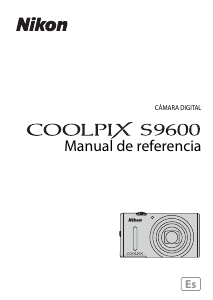 Manual de uso Nikon Coolpix S9600 Cámara digital