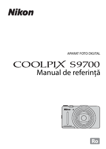 Manual Nikon Coolpix S9700 Cameră digitală