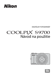 Návod Nikon Coolpix S9700 Digitálna kamera