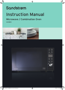 Manual Sandstrøm S20MB10 Microwave