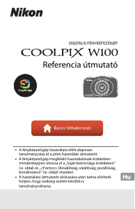 Használati útmutató Nikon Coolpix W100 Digitális fényképezőgép