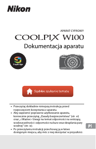 Instrukcja Nikon Coolpix W100 Aparat cyfrowy