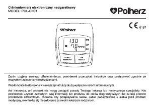 Instrukcja Polherz POL-CN01 Ciśnieniomierz