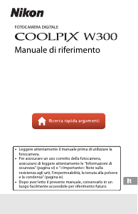 Manuale Nikon Coolpix W300 Fotocamera digitale