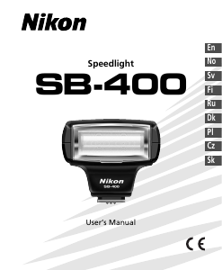 Руководство Nikon SB-400 Вспышка