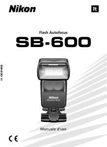 Manuale Nikon SB-600 Flash
