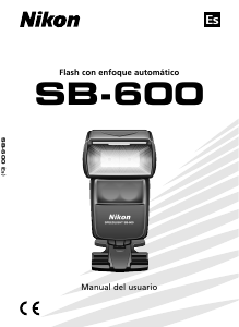 Manual de uso Nikon SB-600 Flash