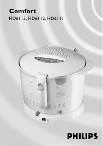 Bedienungsanleitung Philips HD6111 Fritteuse