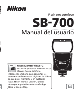 Manual de uso Nikon SB-700 Flash