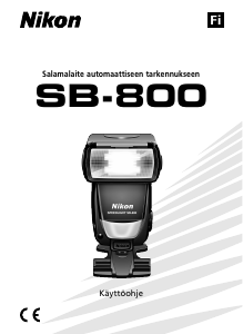 Käyttöohje Nikon SB-800 Salamalaite