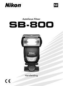 Handleiding Nikon SB-800 Flitser