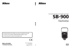 Käyttöohje Nikon SB-900 Salamalaite