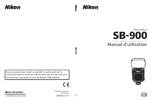 Manual de uso Nikon SB-900 Flash