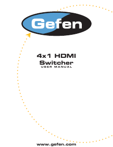 Manual Gefen 4x1 HDMI Switch