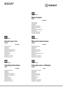 Manual de uso Indesit FIM 20 K.A (BK) S Horno