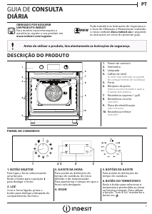 Manual Indesit IFW 4841 P WH Forno