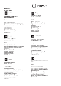 Handleiding Indesit KN3G21S(W)/UA Fornuis