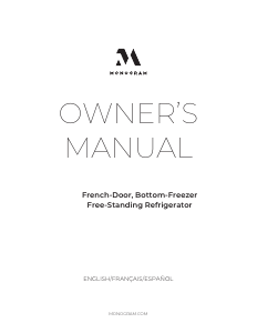 Manual de uso Monogram ZWE23PSHFSS Frigorífico combinado