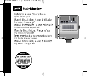 Manuale Orbit 91026 WaterMaster Centralina irrigazione