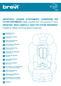 Manual Brevi Kimi Car Seat