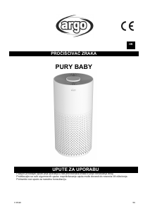 Priručnik Argo Pury Baby Pročišćivač zraka
