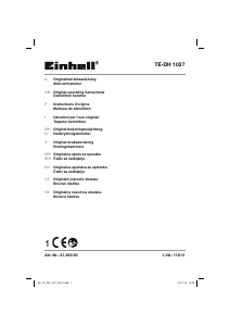Brugsanvisning Einhell TE-DH 1027 Nedbrydningshammer