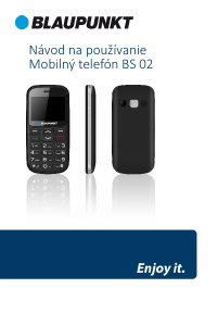 Návod Blaupunkt BS 02 Mobilný telefón