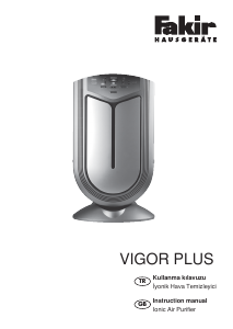 Manual Fakir Vigor Plus Air Purifier