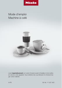 Mode d’emploi Miele CM 5710 Silence Cafetière