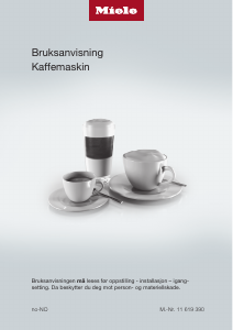 Bruksanvisning Miele CM 6560 MilkPerfection Kaffemaskin