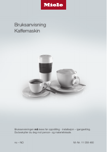 Bruksanvisning Miele CM 7350 CoffeePassion Kaffemaskin