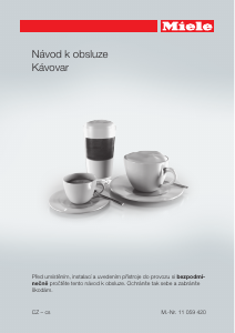 Manuál Miele CM 7750 CoffeeSelect Kávovar
