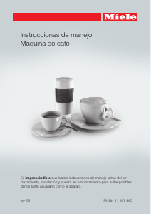 Manual de uso Miele CM 7750 CoffeeSelect Máquina de café