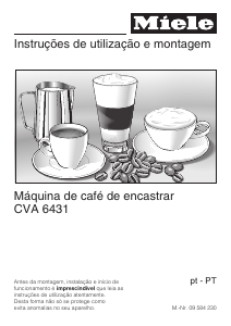 Manual Miele CVA 6431 Máquina de café