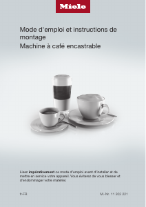 Mode d’emploi Miele CVA 7445 Cafetière