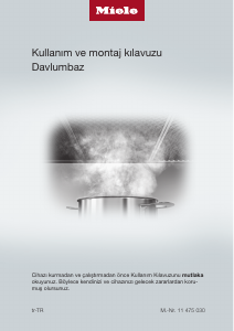 Kullanım kılavuzu Miele DA 6498 W Pure Black Davlumbaz